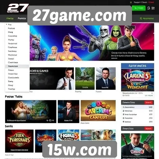 Desempenho do site 27game.com em comparação com concorrentes